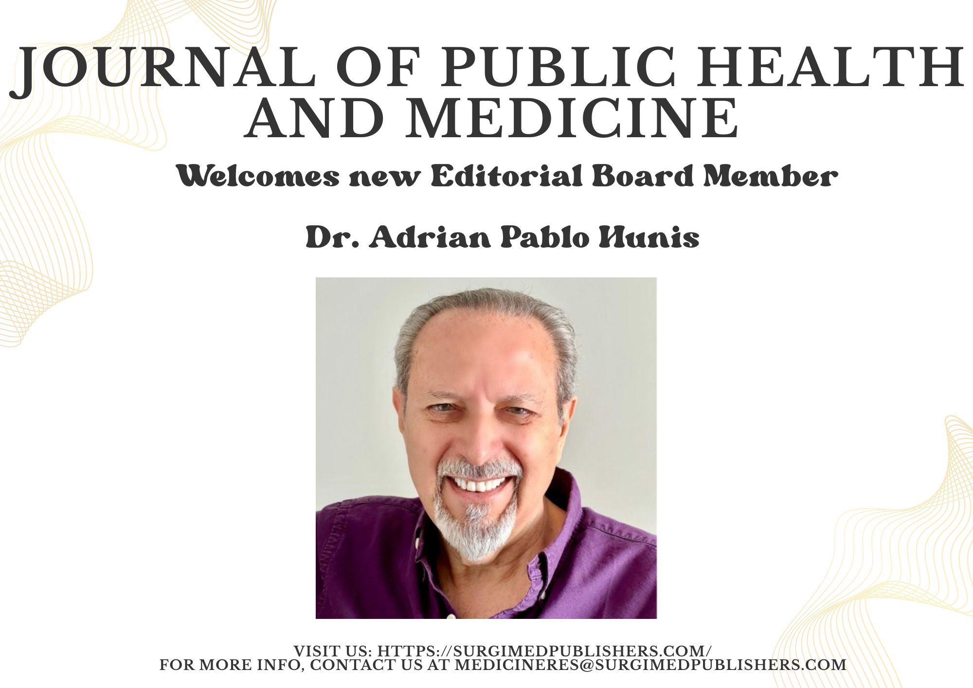 Dr Adrian Pablo Hunis